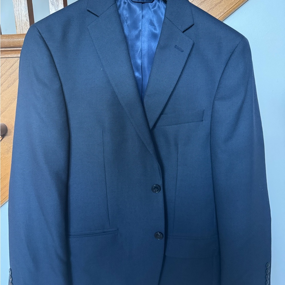 Van Heusen Blue Sport Coat Classic Tailored Design 38R